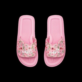 Kubota klapki rzep multicolor kwiatkowy różowy K25SS-100-001-28-1