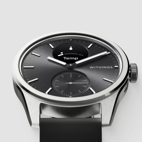 Zegarek Withings ScanWatch 2 1,6 cm (0,63") OLED 42 mm Hybrydowa stal nierdzewna (model HWA10 4-All-Int)