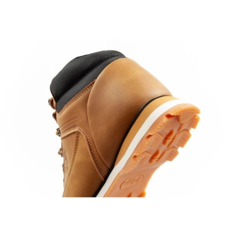 Lee Cooper buty sportowe męskie zimowe trekkingowe ocieplane za kostkę brązowe