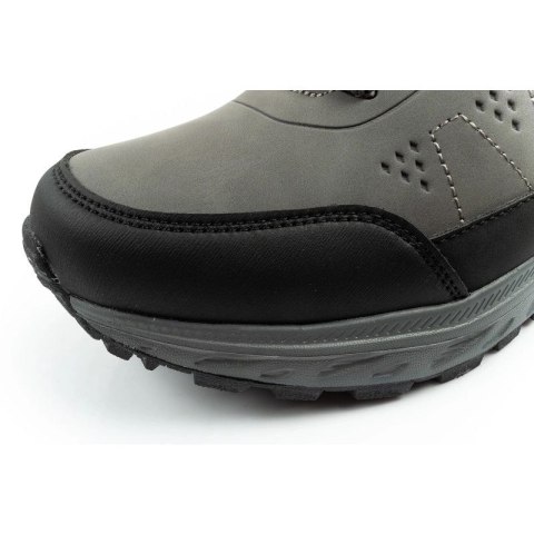 Lee Cooper buty sportowe męskie zimowe trekkingowe ocieplane za kostkę szare