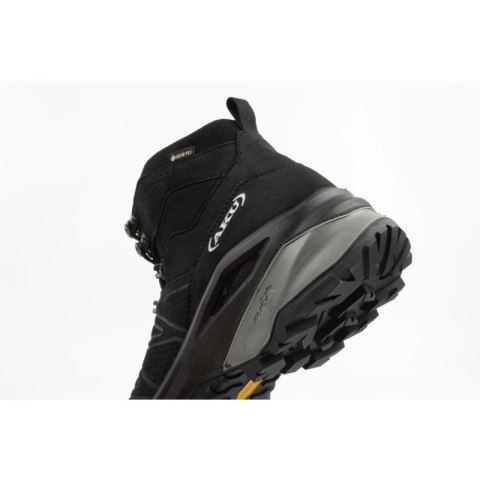 Aku Adapta Gore-tex buty sportowe trekkingowe męskie skórzane czarne