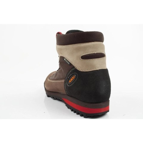 Aku Slope Gore-tex buty sportowe trekkingowe męskie skórzane za kostkę brązowe
