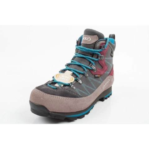 Aku Trekker Gore-tex buty trekkingowe damskie turystyczne za kostkę szare