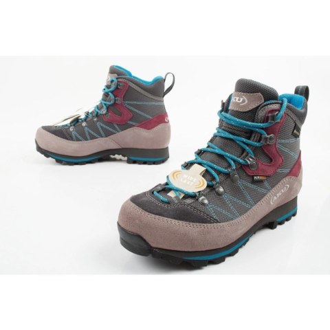 Aku Trekker Gore-tex buty trekkingowe damskie turystyczne za kostkę szare