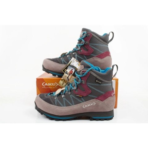 Aku Trekker Gore-tex buty trekkingowe damskie turystyczne za kostkę szare
