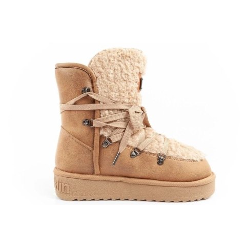 D.Franklin buty śniegowce dziecięce zimowe modne futerko ocieplane