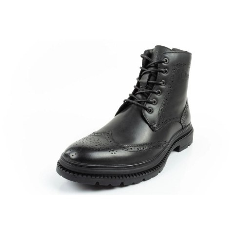 Lee Cooper buty męskie sztyblety trzewiki eleganckie skórzane czarne