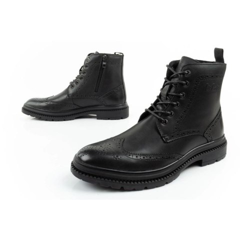 Lee Cooper buty męskie sztyblety trzewiki eleganckie skórzane czarne