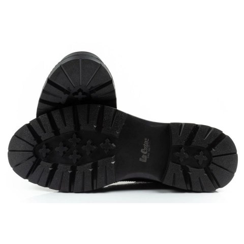 Lee Cooper buty męskie sztyblety trzewiki eleganckie skórzane czarne