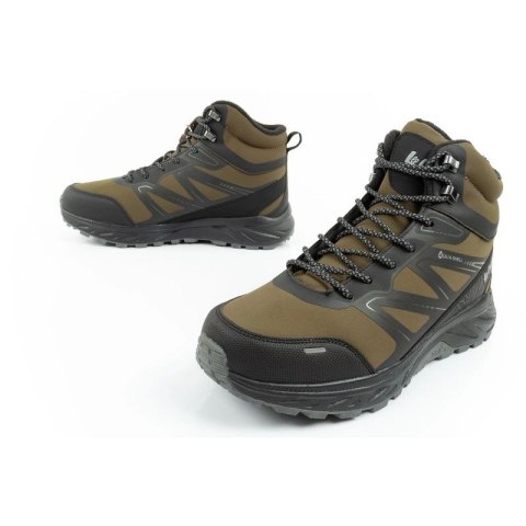 Lee Cooper buty męskie zimowe trekkingowe ocieplane wodoodporne zielone
