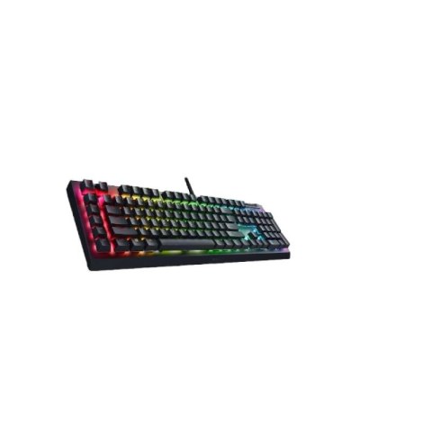 Mechaniczna klawiatura do gier Razer BlackWidow V4 X, żółty przełącznik, układ amerykański, przewodowy, czarny Razer