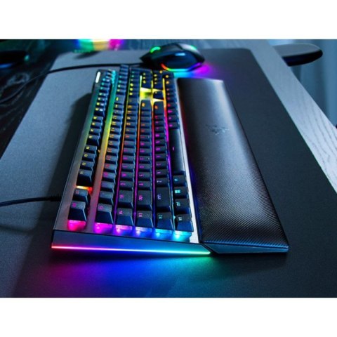 Mechaniczna klawiatura do gier Razer BlackWidow V4 X, żółty przełącznik, układ amerykański, przewodowy, czarny Razer