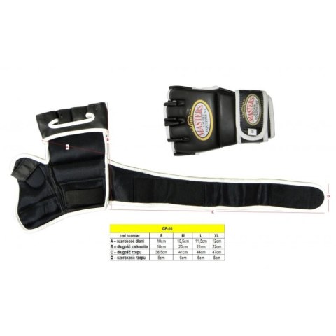 (P) Rękawice do MMA MASTERS - GF-10