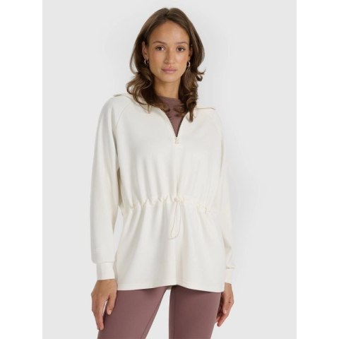 Bluza dresowa nierozpinana z modalem damska 4F 4FRAW25TSWSF2463-11S