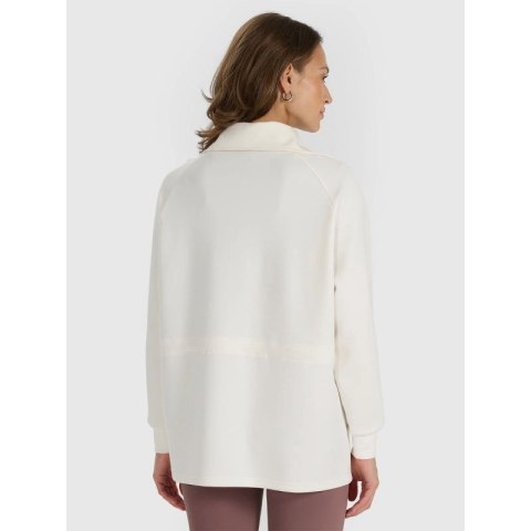 Bluza dresowa nierozpinana z modalem damska 4F 4FRAW25TSWSF2463-11S