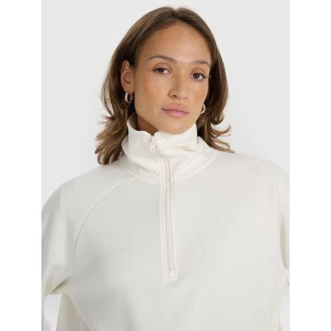 Bluza dresowa nierozpinana z modalem damska 4F 4FRAW25TSWSF2463-11S