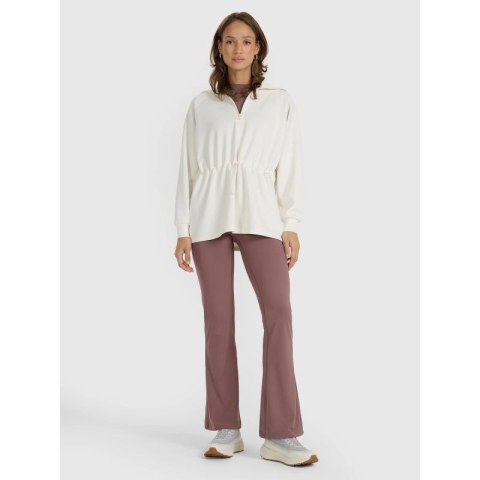 Bluza dresowa nierozpinana z modalem damska 4F 4FRAW25TSWSF2463-11S