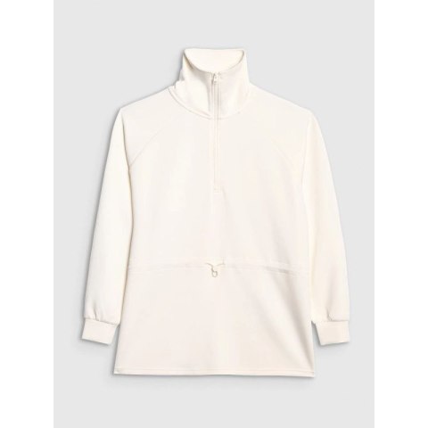 Bluza dresowa nierozpinana z modalem damska 4F 4FRAW25TSWSF2463-11S