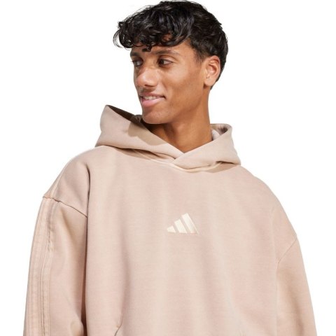 Bluza męska adidas A SZN W FL HD beżowa JL6537