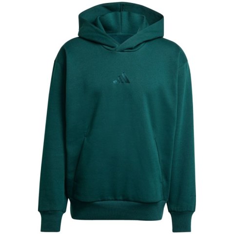 Bluza męska adidas ALL SZN Fleece Hoodie zielona KB8527