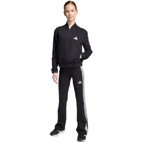 Dres dla dzieci adidas Junior Girls Glam Tracksuit czarny JL7474