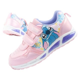 Leomil Stitch buty sportowe dziecięce sneakersy lekkie na rzep LED