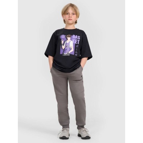 Spodnie dresowe joggery chłopięce 4F 4FJRAW25TTROM1663-24S