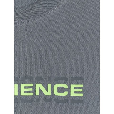 T-shirt oversize z nadrukiem chłopięcy 4F 4FJRAW25TTSHM3166-46S