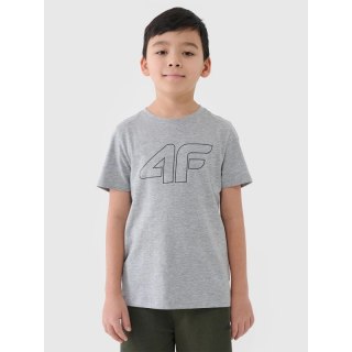 T-shirt z nadrukiem chłopięcy 4F 4FJWSS25TTSHM2179-27M