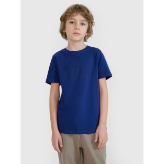 T-shirt z nadrukiem chłopięcy 4F 4FJWSS25TTSHM2179-36S