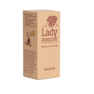 Zestaw Pani Szyszka HORIZONTAL SINUSITIS 1 x Pani Szyszka + 1 mieszanka olejków eterycznych (LP-HORIZONTAL-SINUSITIS)