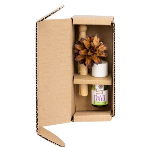 Zestaw Pani Szyszka VERTICAL TRAVEL 1 x Pani Szyszka + 1 mieszanka olejków eterycznych (LP-VERTICAL-TRAVEL)