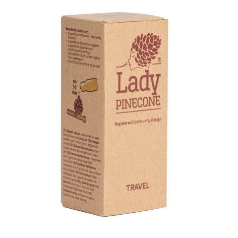 Zestaw Pani Szyszka VERTICAL TRAVEL 1 x Pani Szyszka + 1 mieszanka olejków eterycznych (LP-VERTICAL-TRAVEL)