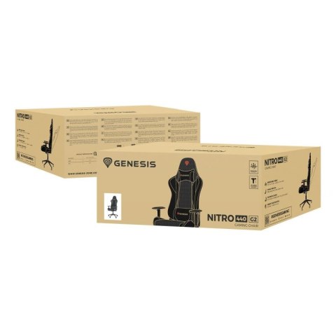 Fotel gamingowy Genesis Nitro 440 G2 Mesh czarny