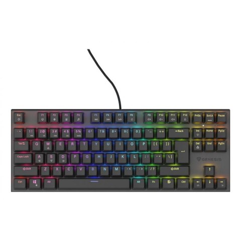 GENESIS Thor 303 TKL klawiatura Gaming USB QWERTY US English Czarny