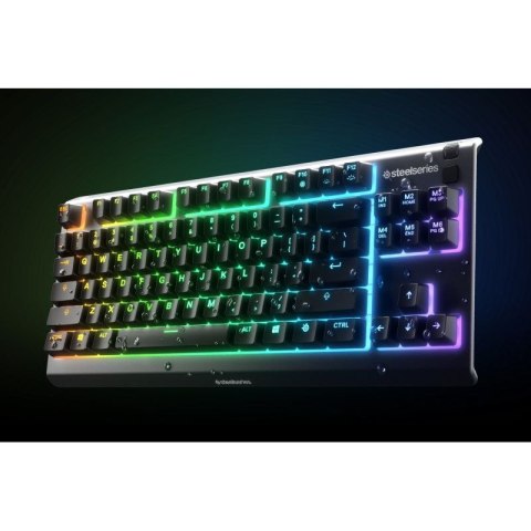 Klawiatura gamingowa SteelSeries Apex 3 Tenkeyless Klawiatura do gier Światło LED RGB Amerykańskie przewodowe przełączniki Whisp