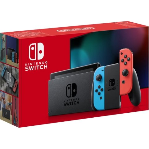 Nintendo Switch przenośna konsola do gier 15,8 cm (6.2") 32 GB Ekran dotykowy Wi-Fi Niebieski, Szary, Czerwony