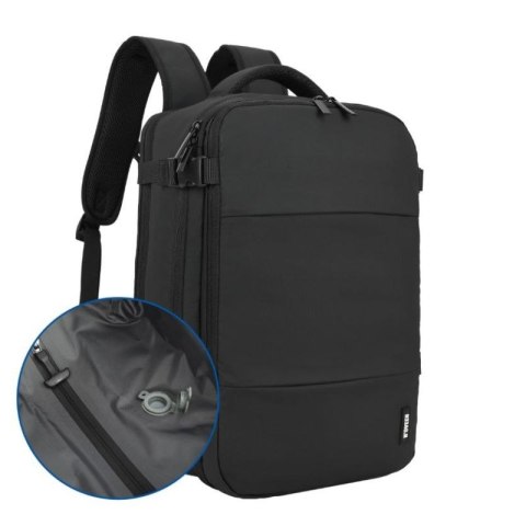 Plecak Podróżny Kabinowy z pompką NOVEEN CTB500 Black 40x20x25