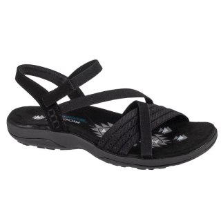 Skechers Reggae Slim - Summer Heat Sandals 163116-BBK Czarne 35