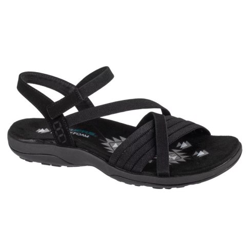 Skechers Reggae Slim - Summer Heat Sandals 163116-BBK Czarne 35