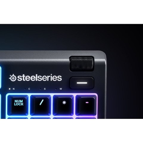 SteelSeries Apex 3 Gaming Keyboard, US Layout, Wired, Black SteelSeries Apex 3 Gaming keyboard IP32 water resistant for protect