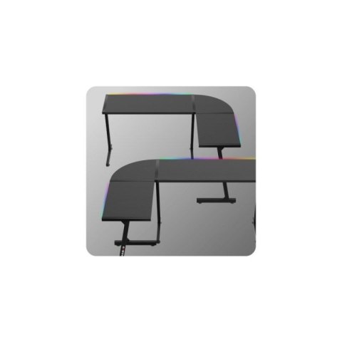 Biurko gamingowe Huzaro Hero 6.0 Black RGB