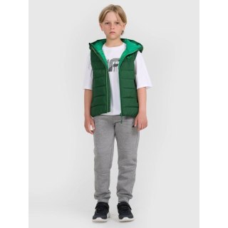 Bezrękawnik puchowy z wypełnieniem syntetycznym chłopięcy 4F 4FJRAW25TVJAM324-41S