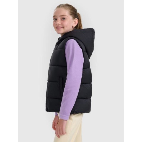 Bezrękawnik puchowy z wypełnieniem syntetycznym dziecięcy 4F 4FJRAW25TVJAU331-20S