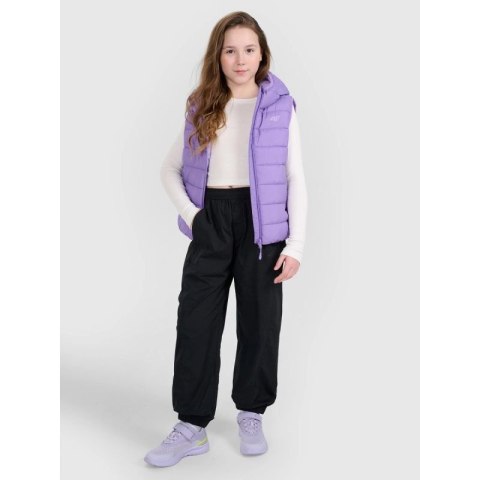 Bezrękawnik puchowy z wypełnieniem syntetycznym dziewczęcy 4F 4FJRAW25TVJAF322-51S