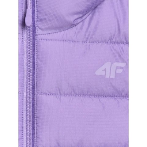 Bezrękawnik puchowy z wypełnieniem syntetycznym dziewczęcy 4F 4FJRAW25TVJAF322-51S
