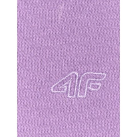 Bluza dresowa nierozpinana z kapturem dziewczęca 4F 4FJRAW25TSWSF2467-51S