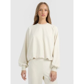 Bluza dresowa nierozpinana z modalem damska 4F 4FRAW25TSWSF2508-12S