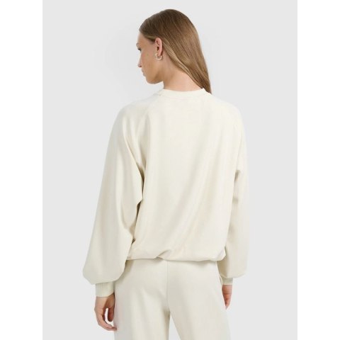 Bluza dresowa nierozpinana z modalem damska 4F 4FRAW25TSWSF2508-12S