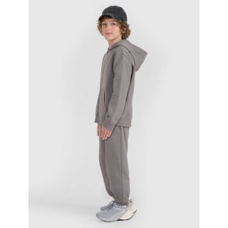 Bluza dresowa rozpinana z kapturem chłopięca 4F 4FJRAW25TSWSM2488-22S
